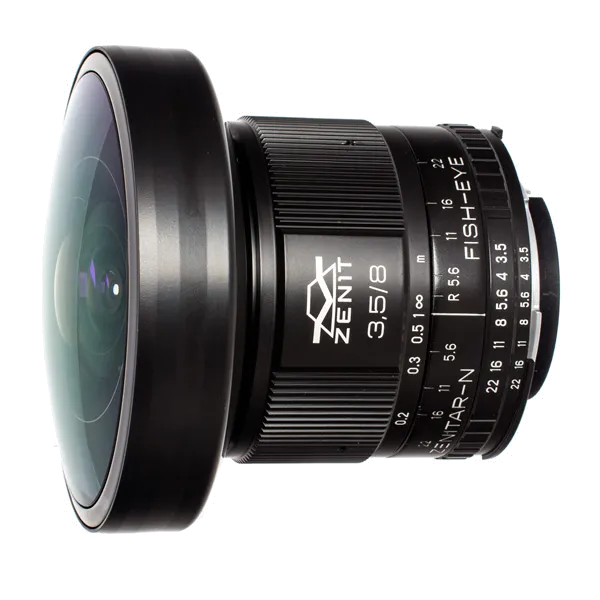 Замена передней группы линз Зенит Зенитар C 8mm F3.5 МС